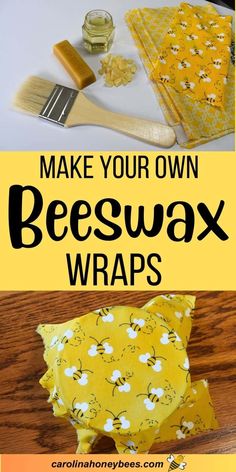 beeswax wraps are the perfect way to make your own beeswax wraps