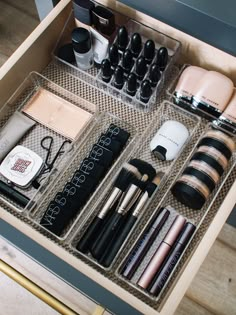 How I Organize My Makeup Drawers