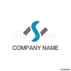 abstract letter s logo design with swooish and arrow symbol for company or business