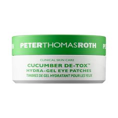 What it is:  A gentle and refreshing eye-contour gel patch infused with cucumber extract that naturally soothes, hydrates, and de-puffs the look of skin.Skin Type: Normal, Dry, Combination, and Oily Skincare Concerns: Fine Lines and Wrinkles, Dryness, and PuffinessFormulation: MaskHighlighted Ingredients:- Cucumber Extract: Nourishes, hydrates, and de-puffs skin's appearance.- Allantoin, Aloe, and Chamomile: Soothe and calm skin.  - Caffeine and Arnica: Diminish the look of dark circles.Ingredie Cucumber On Eyes, Long Flight, Peter Thomas Roth, Oily Skin Care, Simple Skincare, Eye Care, Cool Eyes