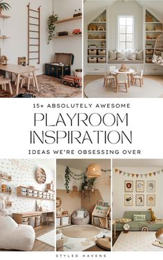 On the hunt for cute & fun ideas for a functional space for your little ones? *This* hand-picked playroom inspiration is the inspo you need to transform any room into a kids' playroom they’ll love! From creative childrens playroom ideas to cool playroom ideas that inspire play and learning, there's something for every style. Whether you’re setting up a toddler playroom or designing for older kids, these ideas make it easy to create a playful, organized space. Childrens Playroom Ideas, Cool Playroom Ideas, Cool Playroom, Functional Playroom, Playroom Inspiration, Modern Playroom, Chill Style, Toddler Playroom, Playroom Rug