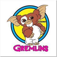 the gremlin's logo is shown with an image of a small animal