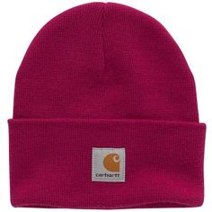 Carhartt for your head. Keep kids warm all season long and even longer when they wear this knit hat. Fold the brim up or don't. Totally their call. 100% acrylic rib-knit Stretch fabric Fold-up brim Carhartt label sewn on front Machine washable