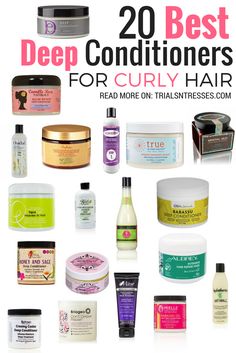 20 Best Deep Conditioners For Curly Natural Hair Curly Natural Hair, Deep Hair Conditioner, Curly Hair Routine, Curly Hair Care, Deep Conditioner, Curly Hair Tips