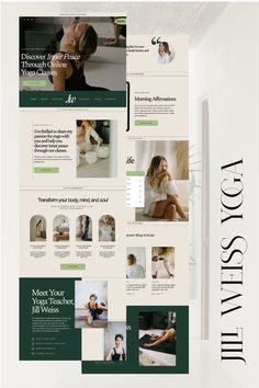 Website Design Ecommerce Nutrition Website Design, Yoga Web, Aesthetic Websites, Feminine Website Design, Feminine Website, Yoga Blog, Coach Website