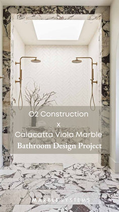 O2 Construction x Calacatta Viola Marble Project