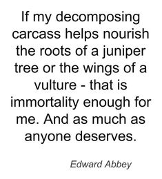 edward abbey quote about caring for animals