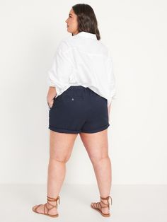 OGC shorts are the original chinos style you love revamped for now.  Slouchy, versatile, easy (hello, elasticized waist), they're dressier than sweats, relaxier than dress pants Elasticized high-rise waistband, with button closure and built-in belt l Chino Shorts Women, Chinos Style, Easy Peasy, Chino Shorts, Belly Button, Dress Pants, Old Navy, Casual Shorts, Comfort Fit