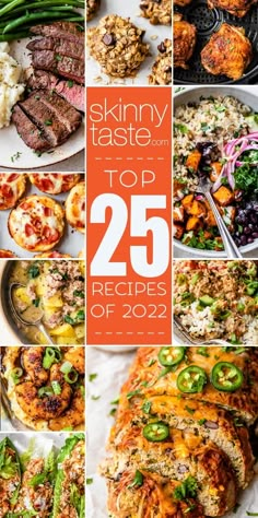 Skinnytaste 25 Most Popular Recipes 2022 Popular Healthy Recipes, Skinnytaste Recipes, Skinny Taste Recipes, Food Tasting, Most Popular Recipes, Recipes Vegetarian, Top Recipes, Popular Recipes