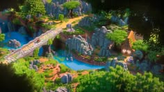 Minecraft Terraforming, Minecraft Id, Minecraft Landscape, Minecraft Bridge, Minecraft Kingdom, Minecraft Images, Minecraft House Ideas