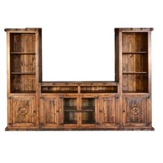 RUSTIC ENTERTAINMENT CENTER - The Rustic Mile Rustic Entertainment Center, Western Living Room, Entertainment Center Wall Unit, Entertainment Center Design, Wood Entertainment Center, Special Colors, Western Furniture, Diy Ikea Hacks, Entertainment Stand