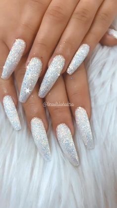 Wedding Nails For Bride Acrylic, Wedding Nails For Bride Classy, Lily Nails, Nails Neutral, Bridal Nails Wedding, Wedding Nails Bridesmaid, Nails Bridesmaid, Wedding Nails French, Wedding Nails Glitter