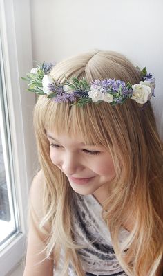 Lavender Wands, Purple Flower Girls, Flower Girl Halo, Lavender Wedding Flowers, Flower Girl Wand, Wedding Wands, Flower Girl Headband, Flower Girl Crown, Girls Crown