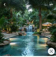 Lagoon Swimming Pools, Lagoon Pool Backyard, Pool With Palm Trees, Hawaii Pool, Pool Landscape Design, Indoor Outdoor Pool