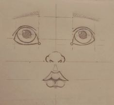 a pencil drawing of an eye with a person's face in the middle and one being drawn