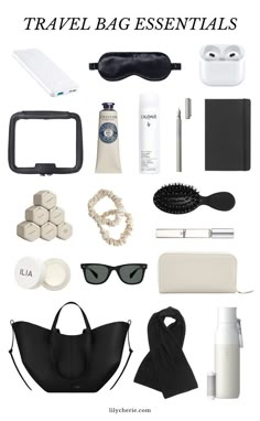 Backpack Packing, Carry On Essentials, Travel Bag Essentials, Handbag Essentials, Travel Must Haves, Travel Essentials For Women, What In My Bag, Bag Essentials