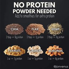 Homemade Protein Powder, Healthy High Protein Meals, Food Health Benefits, Animal Based, Protein Rich Foods, Vegan Nutrition, Protein Meals, Healing Food, Vegan Protein