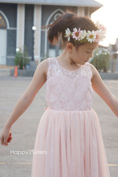 Blush pink flower girl dress Pink Flower Girl Dresses