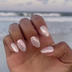 Her Nails, Pearl Nails, White Nail, Neutral Nails, Nature Tattoos, Minimalist Nails, Nail Arts