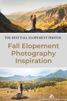 the best fall elopement photos for photography