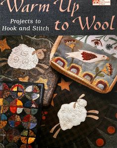 A very nice book with patterns for rug hooking and appliqué. Many with full size patterns. From favorite designers. Soft over with 96 pages. Very good condition. Wool Book, Snow In Love, Wool Applique Kits, Rug Hooking Designs, Hooked Pillow, Wool Applique Patterns, Penny Rug, Embroidery Book, Wool Projects