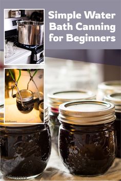 jars filled with liquid sitting on top of a counter