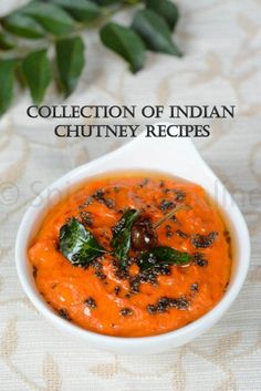 Easy Chutney Recipes, Capsicum Chutney, Pepper Chutney, Ginger Chutney, Breakfast Sides, Tandoori Masala