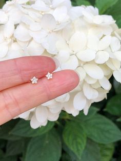 925 Sterling Silver Dainty Cz Star Stud Earrings - Metal: 925 Sterling Silver (Finish: Gold Plated) - Stone: Clear Cubic Zirconia, Round, Prong - Shape: Star  - Dimension: 4mm(0.16 in) x 1mm - Closure: Post at Above Center, Push Back - Color: Gold Gold Star Earrings, Star Stud Earrings, Star Earrings Stud, Earrings Metal, Star Studs, Gold Star, Earrings Sterling Silver, Sterling Silver Earrings Studs, Star Earrings