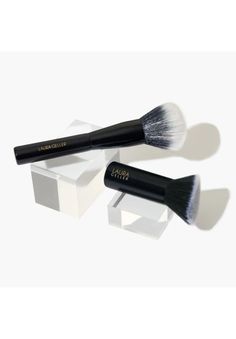 Buff and blend your foundation to perfection!A Kabuki Brush (nonretractable) and Full Face Brush are essentials to any makeup kit, these brushes work for foundation, color, highlighter or contouringThe Kabuki Brush is ideal for smooth and even coverage, while the Full Face Brush creates a flawless, airbrushed effect with every stroke, use both or either depending on your desired look.Never ShedsUltra SoftVeganHigh Bristle Count"I love this brush, it’s soft and perfectly angled to contour your face. Geller Gal Age: 56How to Use: Full Face Brush: Buff a light, even dusting of your favorite foundation all over your face and neck in a circular motion. Kabuki Brush: Swirl the brush in product, gently tap off the excess, and apply to skin using sweeping, circular motions100% Synthetic Brush Fibe Face Brush Set, Platinum Credit Card, Kabuki Brush, Circular Motion, Face Brush, Full Face, Makeup Kit, Beauty Face, Brush Set