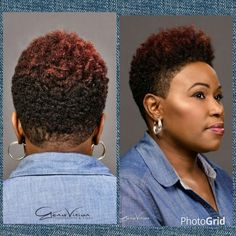 Short Afro Hair, Natural Short Cuts, Tapered Natural Hair Cut, Black Hair Short Cuts