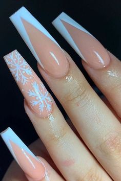 Holiday Nails Christmas, December Nails, 17 December, Simple Acrylic Nails, Fall Acrylic Nails, Nails 2020, Festival Nails