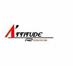 the logo for attude racing cars, which has been designed by an american company