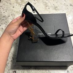 Gorgeous Ysl High Heels, Worn Twice, Size 40 They Do Run Small I Am A Size 8.5 Fits Perfectly. Certificate Of Authenticity, Box And Dust Bags Included. Ysl High Heels, Ysl Heels, Yves Saint Laurent Shoes, Saint Laurent Shoes, Shoes Women Heels, Yves Saint Laurent, Saint Laurent, Dust Bag, Shoes Heels