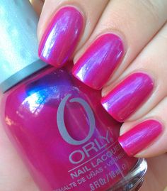 Orly Nail Polish Colors, Attractive Nails, Toe Colors, Orly Nail Polish, Blue Glow, Professional Nail Art, Pearl Nails, Nail Beauty