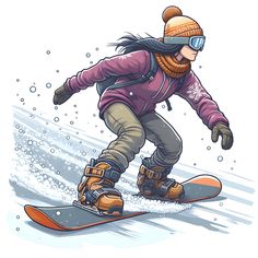 a person riding a snowboard on a snowy surface in winter clothes and goggles