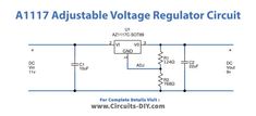 the circuit diagram for an automatic voltage regulated circuit