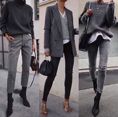 Fashion Week Trends, Wardrobe Update, Grey Outfit, Thrift Fashion, Eclectic Fashion, Chic Look, Cool Street Fashion, Vogue Fashion, Beach Wear