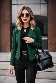 womens leater suit for fall 124411 Outfits With Blazers For Women, Fashion Work Outfit, Cute Professional Outfits, Office Casual Outfit, Fashion Fails, Stylish Work Attire, Swag Outfits For Girls, Casual Work Outfit