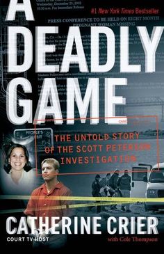 the book cover for deadly game by catherine crier is displayed on an iphone