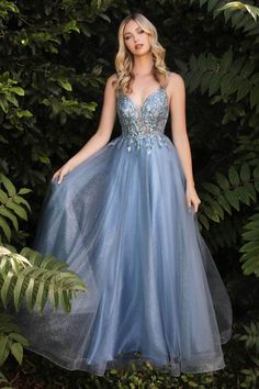 Cinderella Divine - CD0154 Plunging Beaded Appliqued Tulle Dress – Couture Candy Glitter Skirt, Tiered Tulle Skirt, Glitters Skirt, Formal Ball Gown, Cinderella Divine, Layered Tulle Skirt, Junior Prom Dresses, Prom Ball Gown, Gown Prom