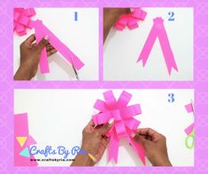 how to make a bow out of paper