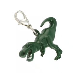 Dinosaur Charm by Bead Landing™ | Michaels Bead Landing, Jungle Green, T Rex, Charm Jewelry, Green Color, Zinc Alloy, Green Colors, Charm Bracelet, Etsy Shop