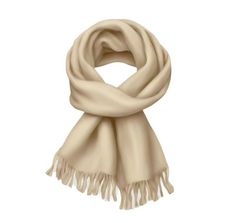 a white scarf on a white background