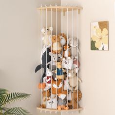 PRICES MAY VARY. Sturdy Plush Toy Storage Organizer: This corner stuffed animal storage is meticulously handcrafted from pine wood, which has a strong carrying capacity and durability, perfect for holding lots of stuffed animal toys to make a cluttered space neat and spacious. Large Capacity Stuffed Animal Holder:The hanging toy storage shelf can be extended from 45" to 80", you can flexibly choose the installation position and height of the kids Stuffed Animal Holder, Toy Storage Shelves, Bedroom Kid, Toy Shelf, Toy Chests, Playroom Bedroom