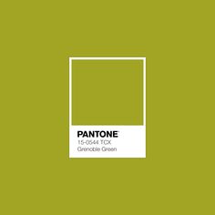 pantone's green color is shown in the shape of a square