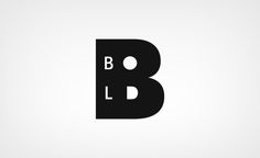 the letter b is made up of black and white letters, which appear to be bold