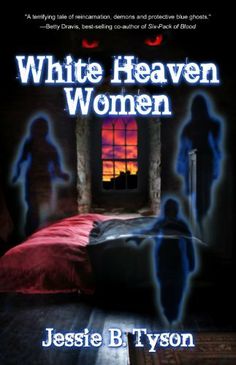 the cover of white heaven women by jessee b tyson, with an image of