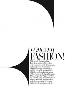 a black and white advertisement with the words forever fashion