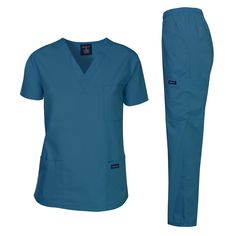 PRICES MAY VARY. One Chest pocket with Reinforced Pen Slot Top Classic Unisex Fit V-Neck Top Three Side Cargo Pockets Pants Elastic closure Straight Leg Pants "The Dagacci Medical Scrubs set offers a range of colors and sizes from X-Small to 2X-Large. Made of Polyplatin Cotton Blended Poplin, it provides durable softness for comfortable use all day long. Dagacci medical uniform scrub unisex set includes classic V-neck top and three fly storage pockets. Try the best quality Dagacci Medical Scrubs Scrub Suit, Medical Scrubs Outfit, Scrubs Medical, Yeezy Outfit, Scrubs Outfit, Mens Scrubs, Pockets Pants, Safety Clothing, Medical Uniforms