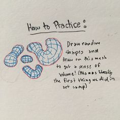 a piece of paper that has some type of drawing on it, and the words how to practice written below